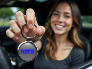 Rays Portachiavi Moto Metallo Racing Resistente